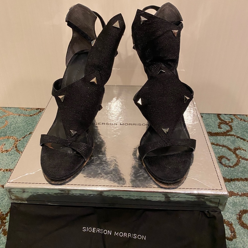 Black high heels